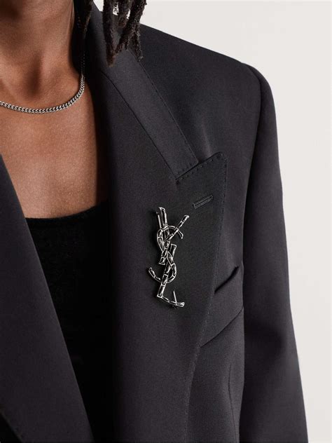 men's ysl brooch
